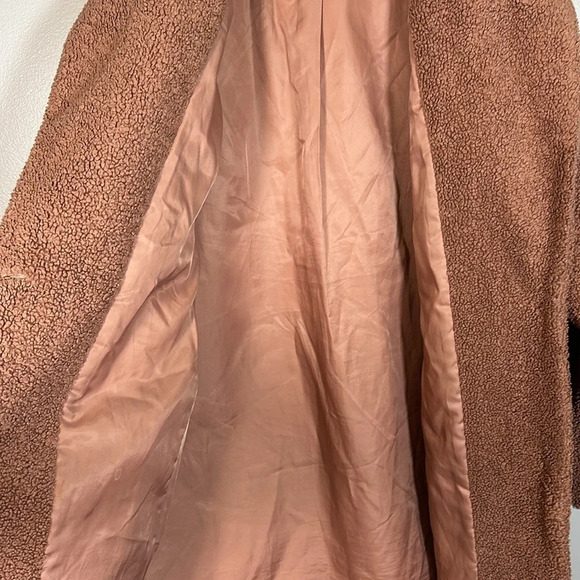 Daily Ritual Oversized Teddy Bear Fleece Jacket Size Large - Picture 9 of 11